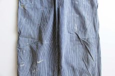 画像6: 70s OSHKOSH B'GOSH ヒッコリー ストライプ オーバーオール ペンキ飛び (6)