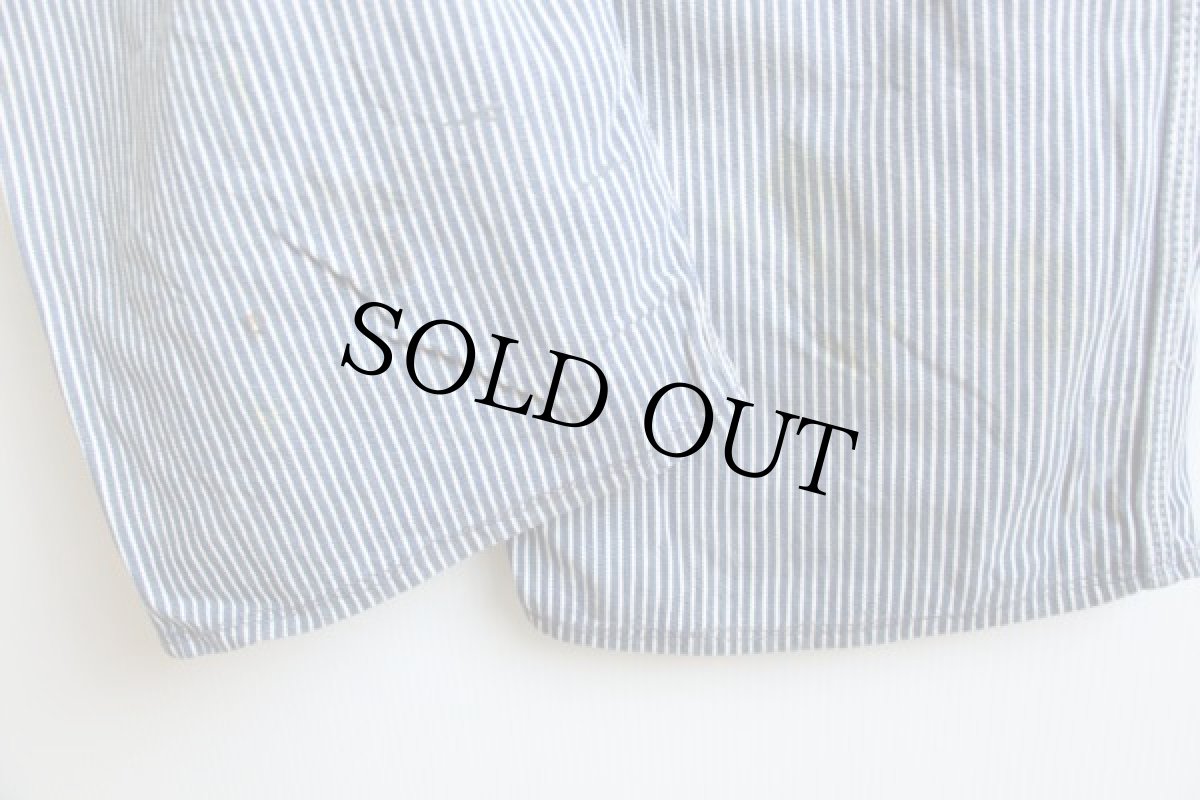 画像10: 70s OSHKOSH B'GOSH ヒッコリー ストライプ オーバーオール ペンキ飛び (10)