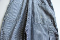 画像7: 70s OSHKOSH B'GOSH ヒッコリー ストライプ オーバーオール ペンキ飛び (7)