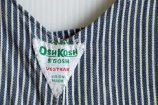 画像4: 70s OSHKOSH B'GOSH ヒッコリー ストライプ オーバーオール ペンキ飛び (4)