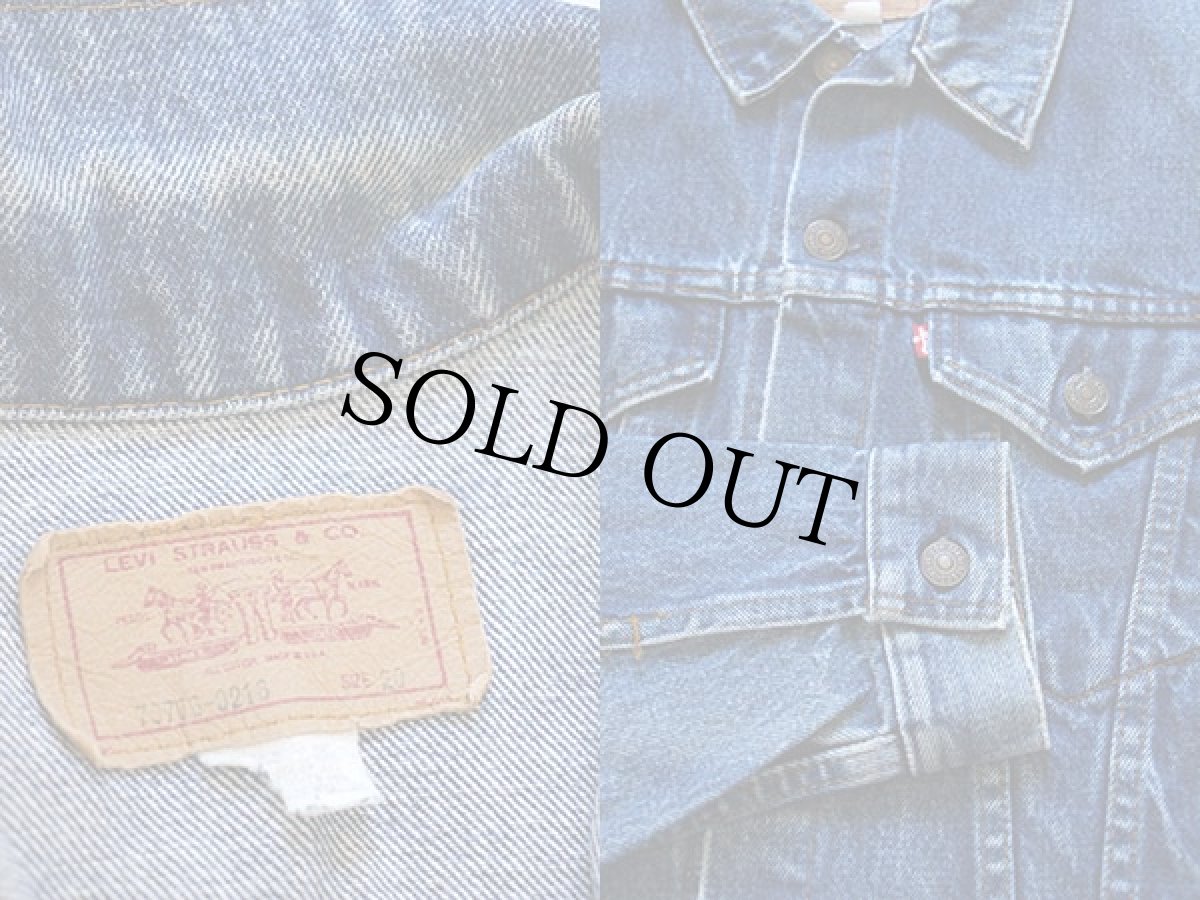 画像3: 80s USA製 Levi'sリーバイス 70706 デニムジャケット 4ポケット ボーイズ20 (3)