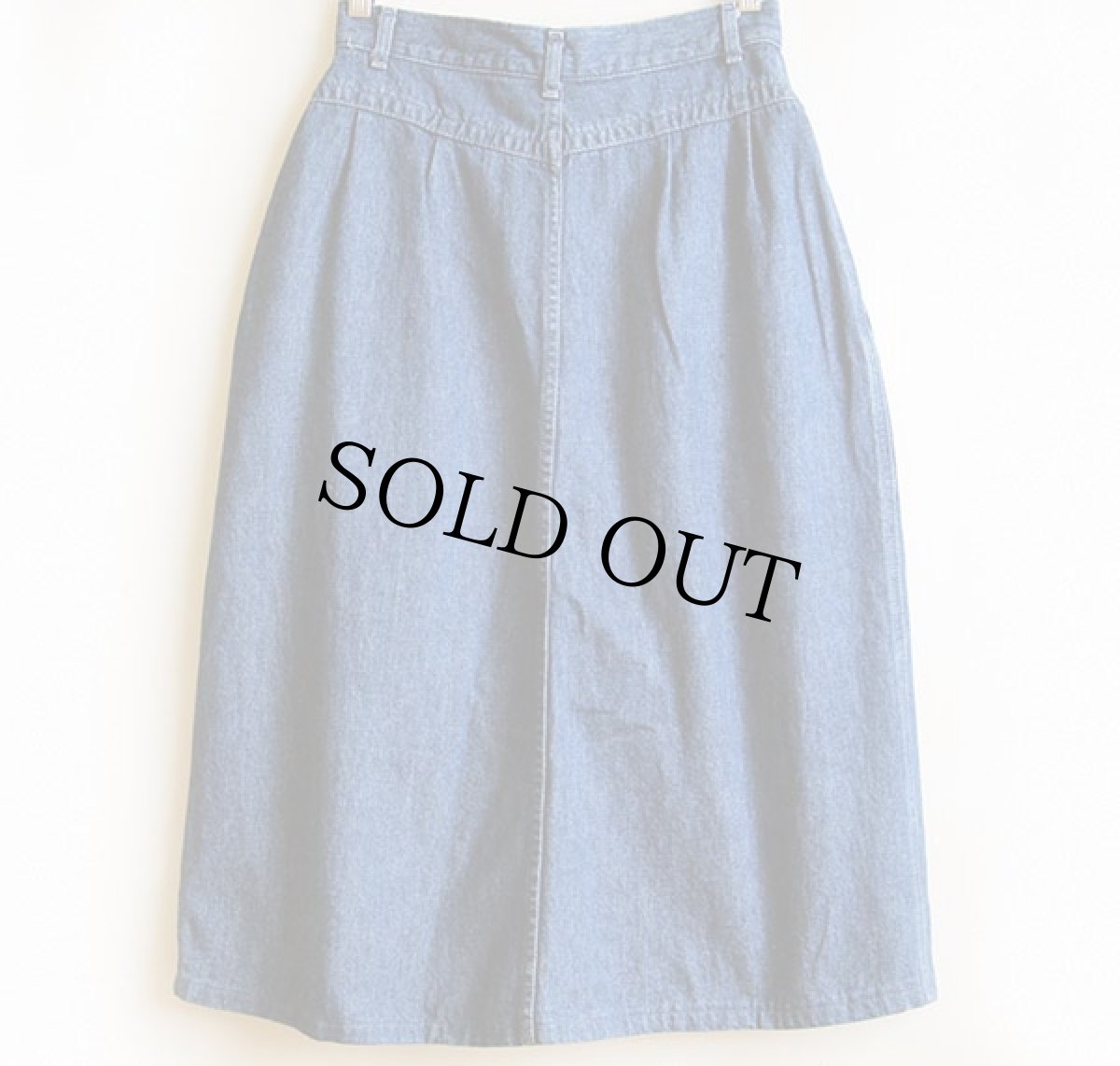 画像2: 80s USA製 Leeリー Casuals デニムスカート 10 (2)