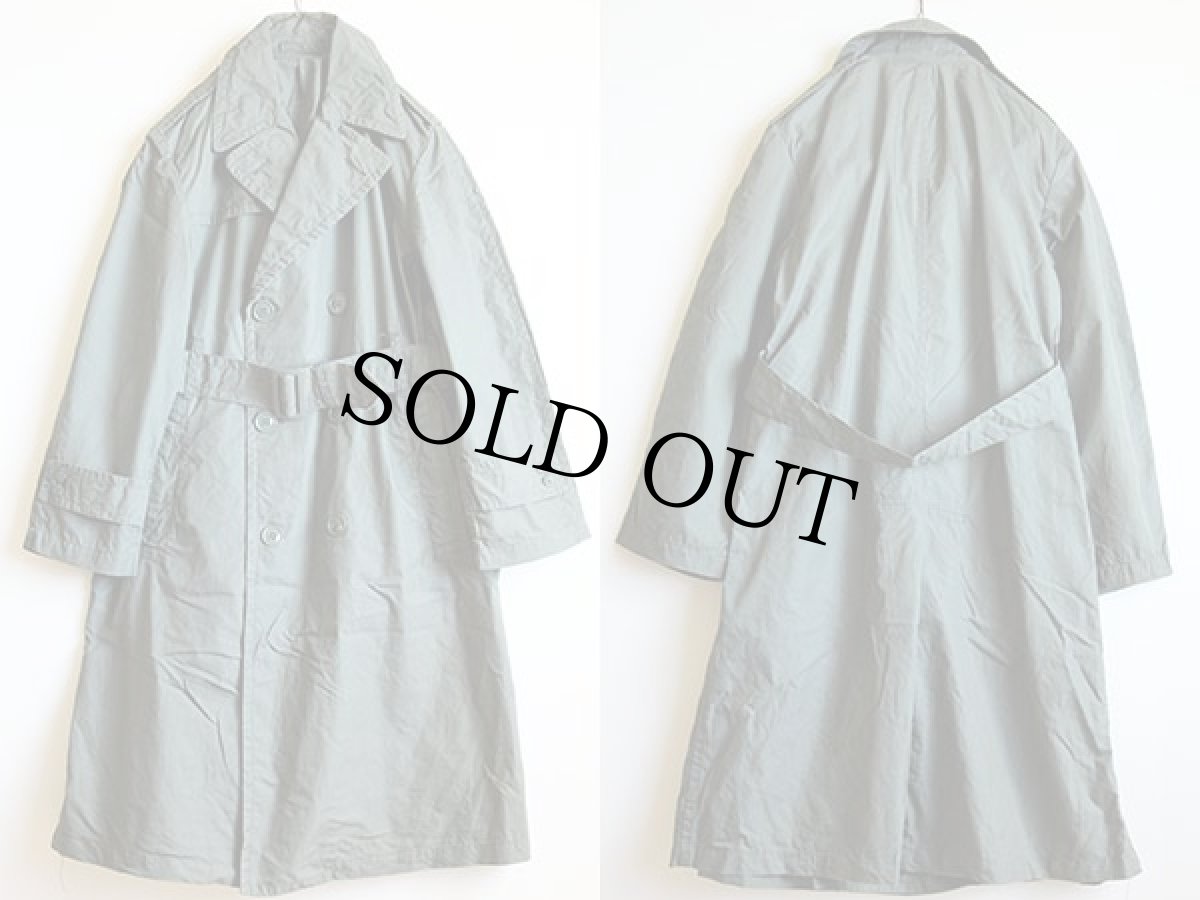 画像2: 60s 米軍 ARMY トレンチコート グリーン 36S★レインコート (2)