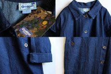 画像3: デッドストック★90s USA製 OSHKOSH B'GOSH ロング デニムコート (3)