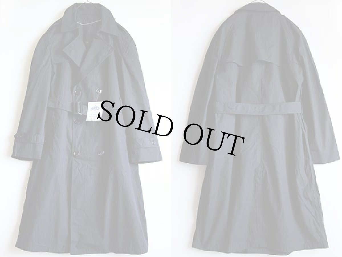 画像2: デッドストック★00s 米軍 U.S.ARMY オールウェザー トレンチコート 黒 42R (2)