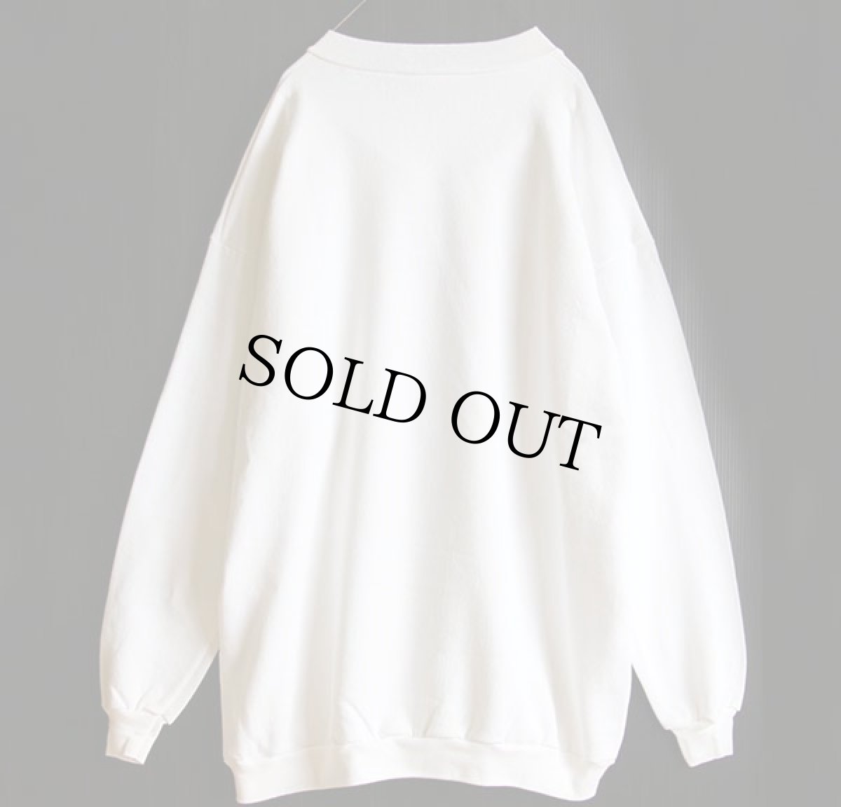 画像2: デッドストック★90s USA製 PELBAR rabbit アート スウェット 白★特大 (2)