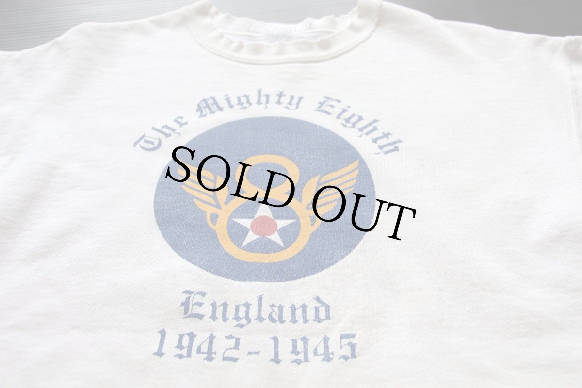 画像3: 90s The Mighty Eighth England 1942-1945 第8空軍 スウェット 白★USAAF (3)