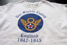 画像3: 90s The Mighty Eighth England 1942-1945 第8空軍 スウェット 白★USAAF (3)