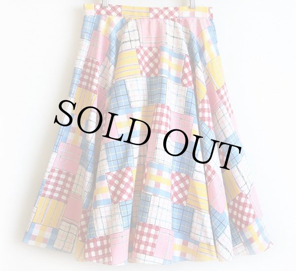 70's patchwork skirt／70年代 パッチワーク スカート | BIG