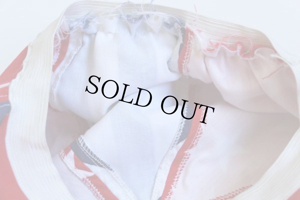 画像7: 70s ハンドメイド 星条旗柄 ビッグアップル コットン キャスケット (7)