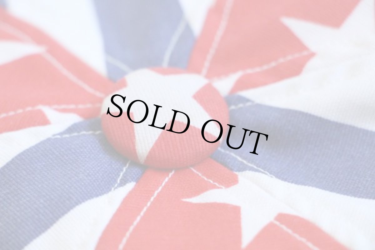 画像5: 70s ハンドメイド 星条旗柄 ビッグアップル コットン キャスケット (5)