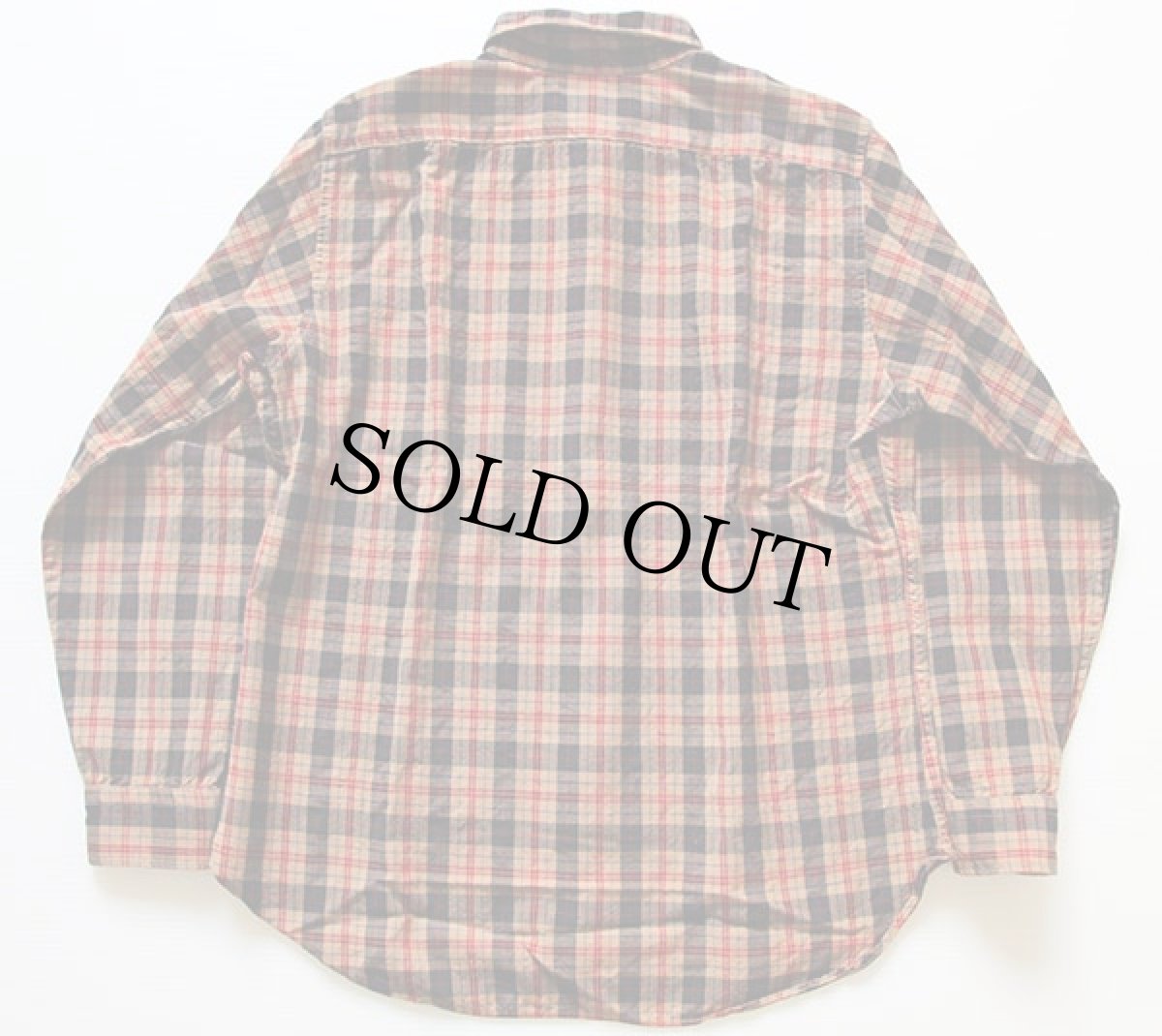 画像2: 70s USA製 SIR PENDLETONサーペンドルトン タータンチェック ボタンダウン ウールシャツ L (2)