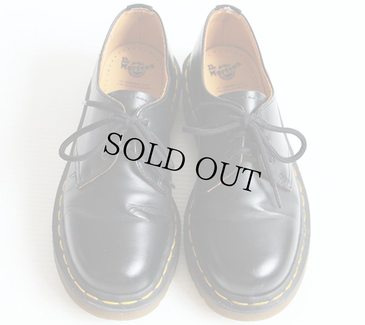 画像3: DR.MARTENSドクターマーチン 3ホール レザーシューズ 黒 UK4 (3)