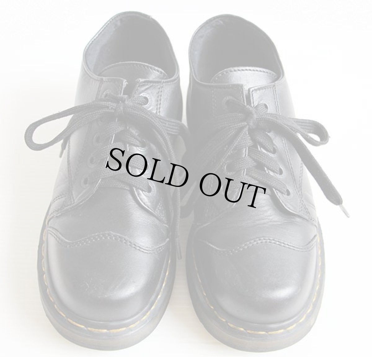 画像3: 英国製 DR.MARTENSドクターマーチン 5ホール 厚底 レザーシューズ 黒 UK8 (3)