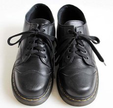 画像3: 英国製 DR.MARTENSドクターマーチン 5ホール 厚底 レザーシューズ 黒 UK8 (3)