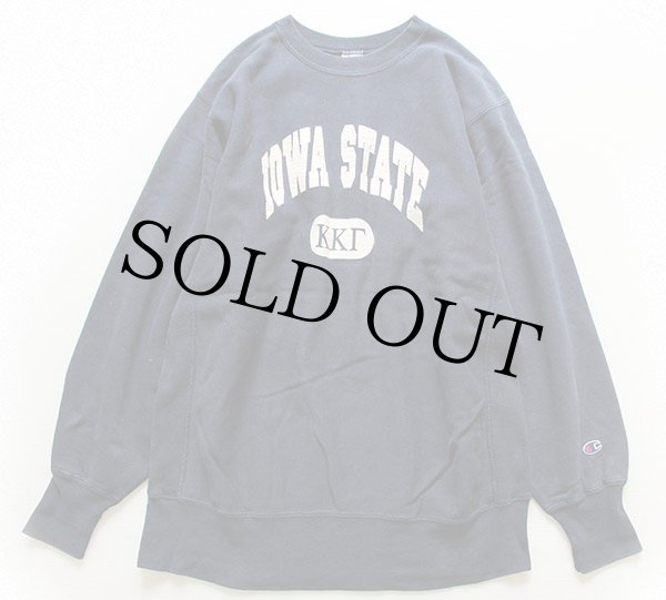 90s USA製 Championチャンピオン IOWA STATE リバースウィーブ  