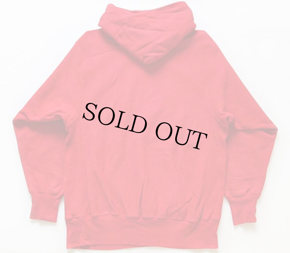 画像2: 90s USA製 Championチャンピオン ワンポイント リバースウィーブ スウェットパーカー 赤 XL (2)