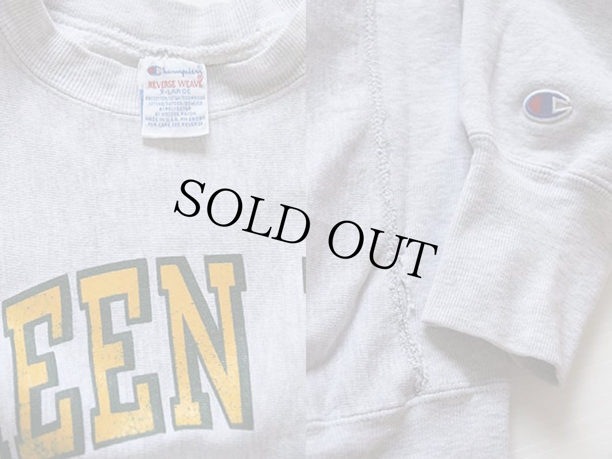 画像3: 90s USA製 Championチャンピオン GREEN BAY PACKERS リバースウィーブ スウェット 杢グレー XL (3)