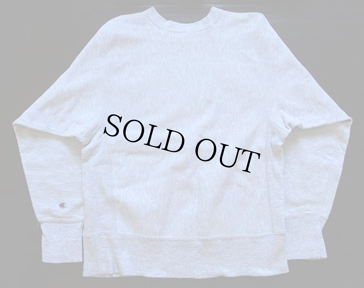 画像2: 80s USA製 Championチャンピオン WHEATON リバースウィーブ スウェット 杢グレー M (2)