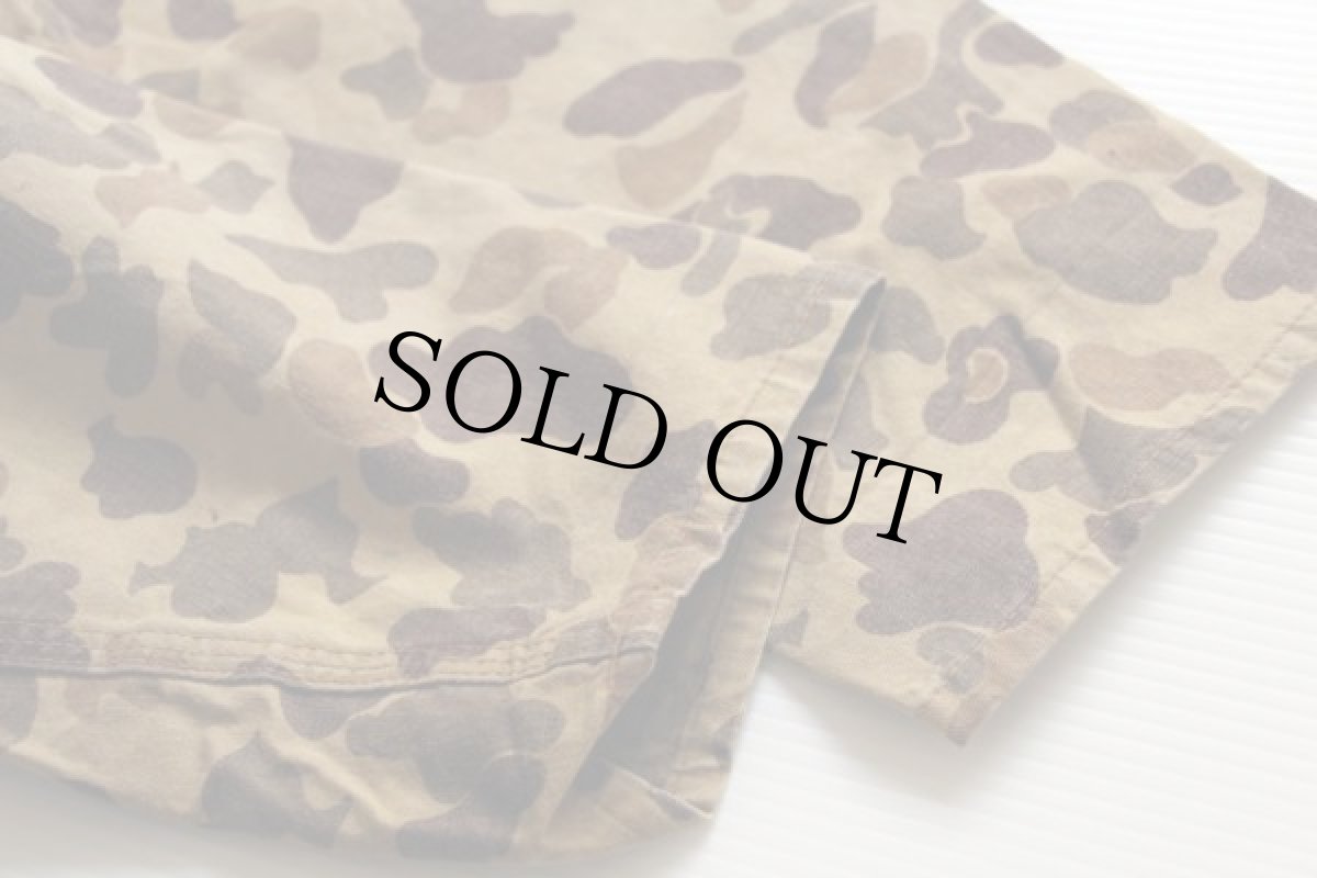 画像8: 50s UNKNOWN フード付き ダックハンターカモ ハンティングジャケット (8)