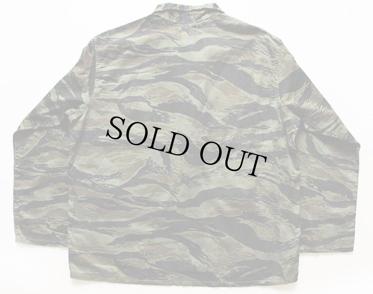 画像2: 70s RANGER タイガーカモ ハンティングジャケット L (2)