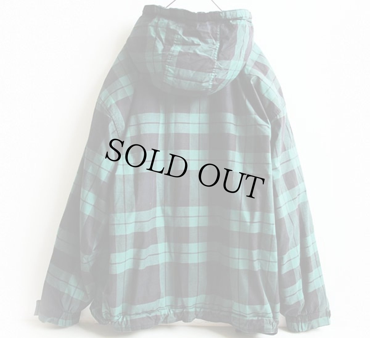 画像2: 90s GAPギャップ タータンチェック 中綿入り アノラックパーカー M (2)