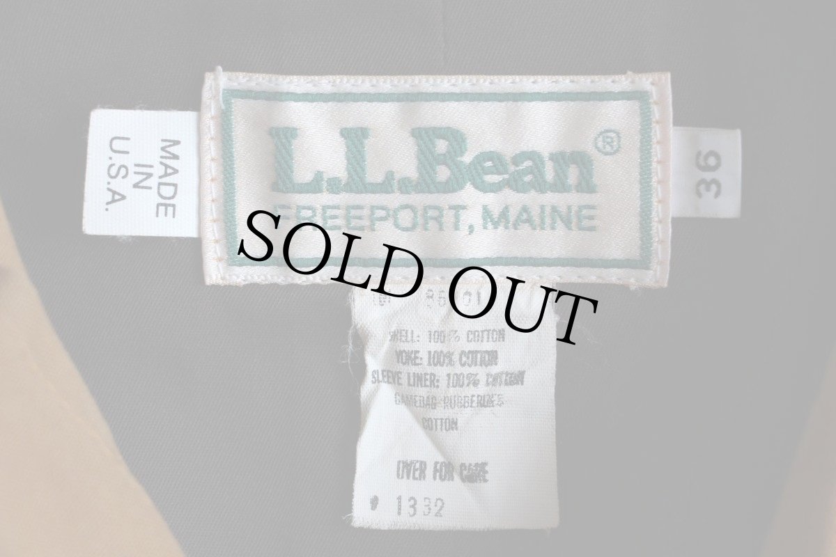 画像4: 80s USA製 L.L.Bean ハンティングジャケット 茶 36 (4)