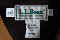 画像4: 80s USA製 L.L.Bean ハンティングジャケット 茶 36 (4)