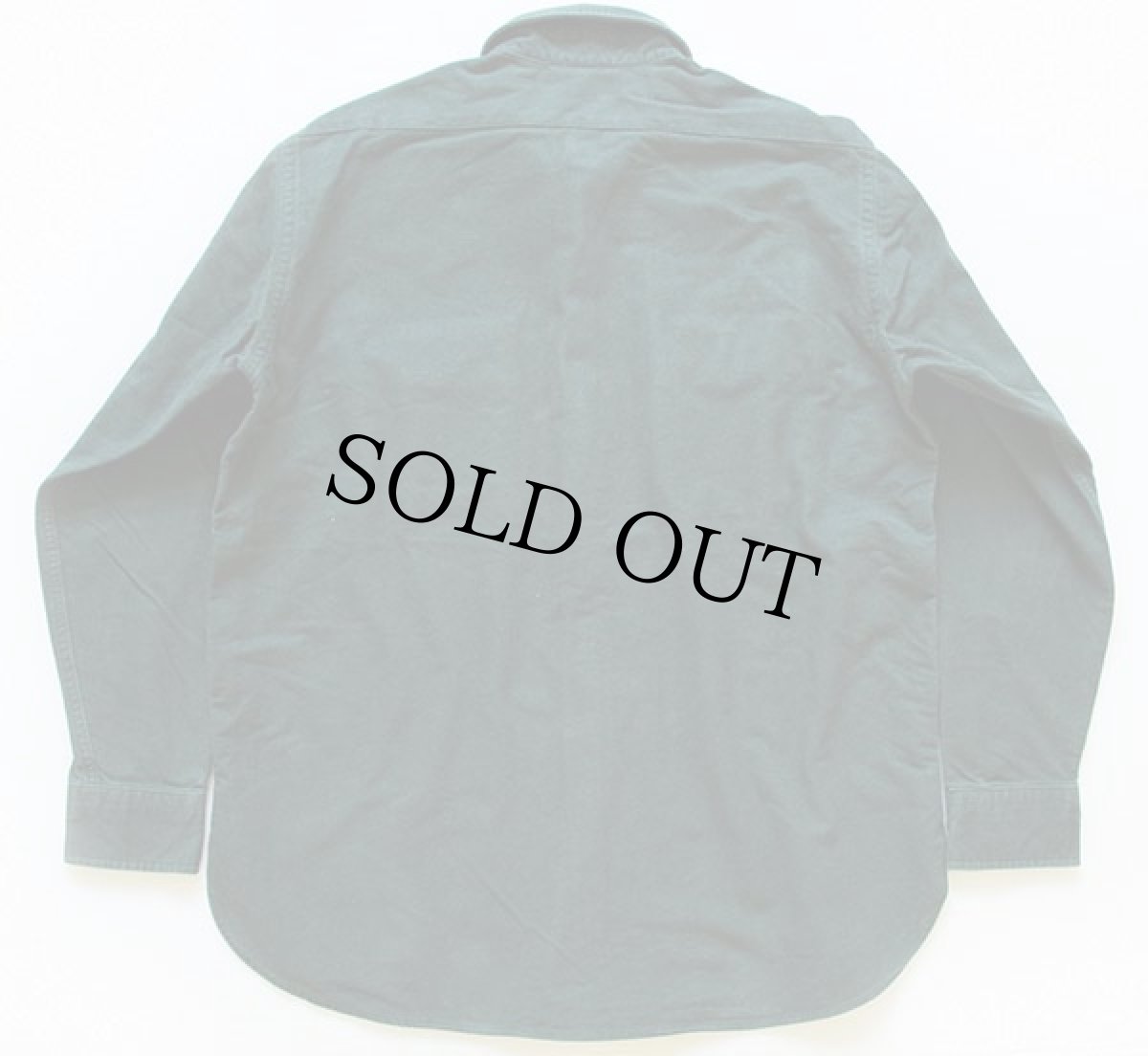 画像2: 90s USA製 L.L.Bean 無地 シャモアクロスシャツ 深緑 M (2)