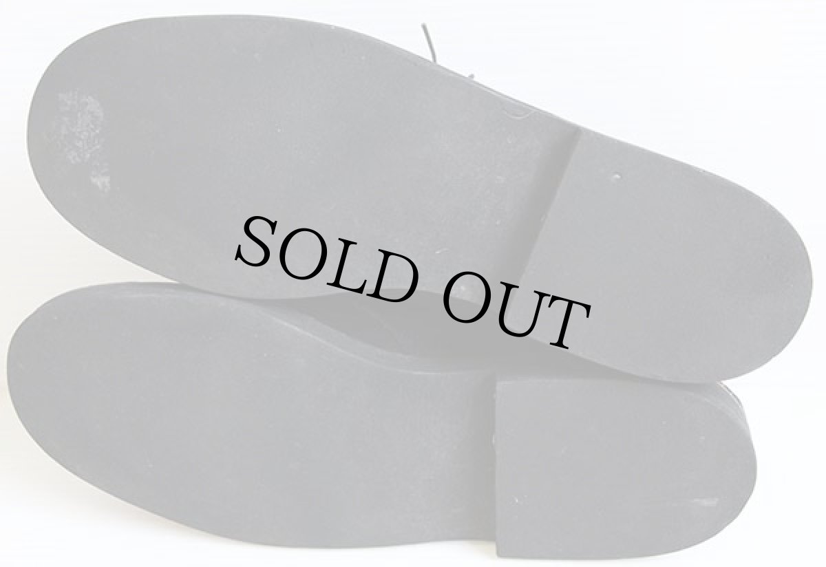 画像4: 80s JCPenney スエードレザー チャッカブーツ 黒 9.5 (4)