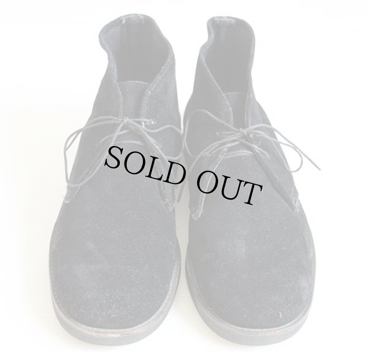 画像3: 80s JCPenney スエードレザー チャッカブーツ 黒 9.5 (3)