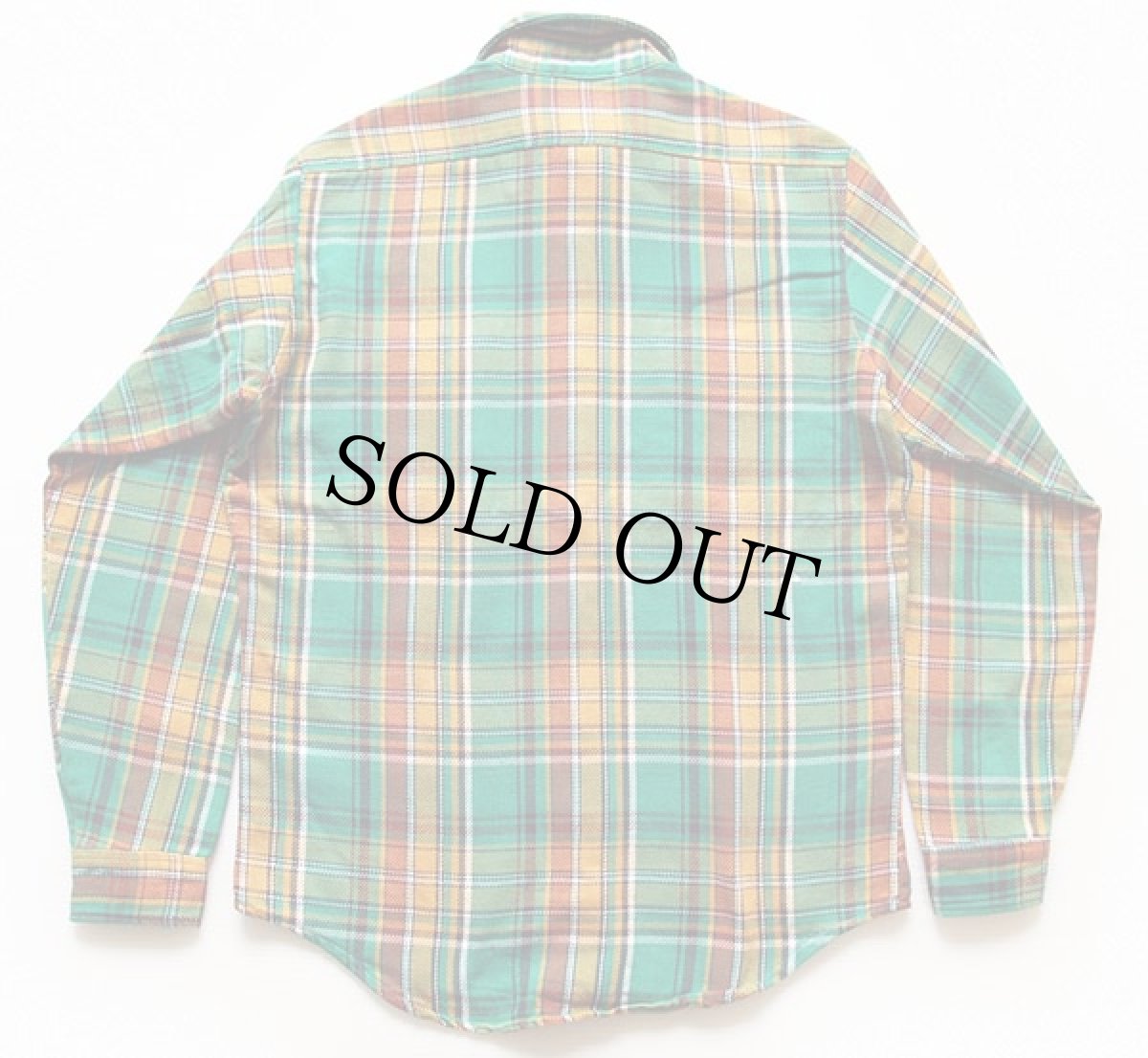 画像2: 70s JCPenney BIGMACビッグマック チェック コットン フランネルシャツ MT (2)