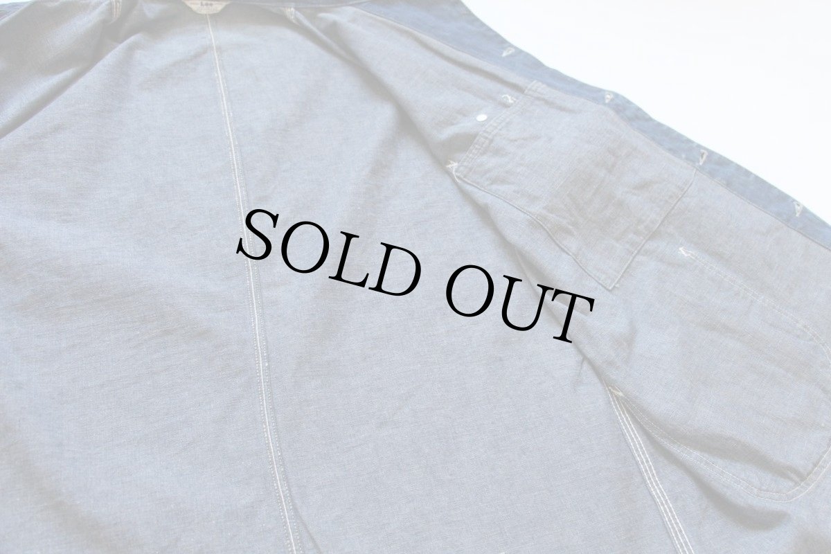 画像8: 50s Leeリー 91-J ロングL JELT DENIMジェルトデニム カバーオール 50R (8)