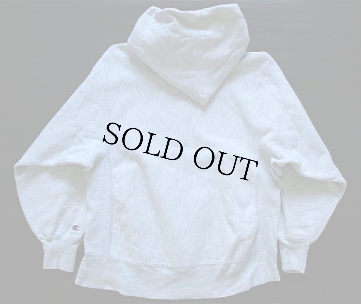 画像2: 80s USA製 Championチャンピオン UNLV リバースウィーブ スウェットパーカー 杢グレー M (2)