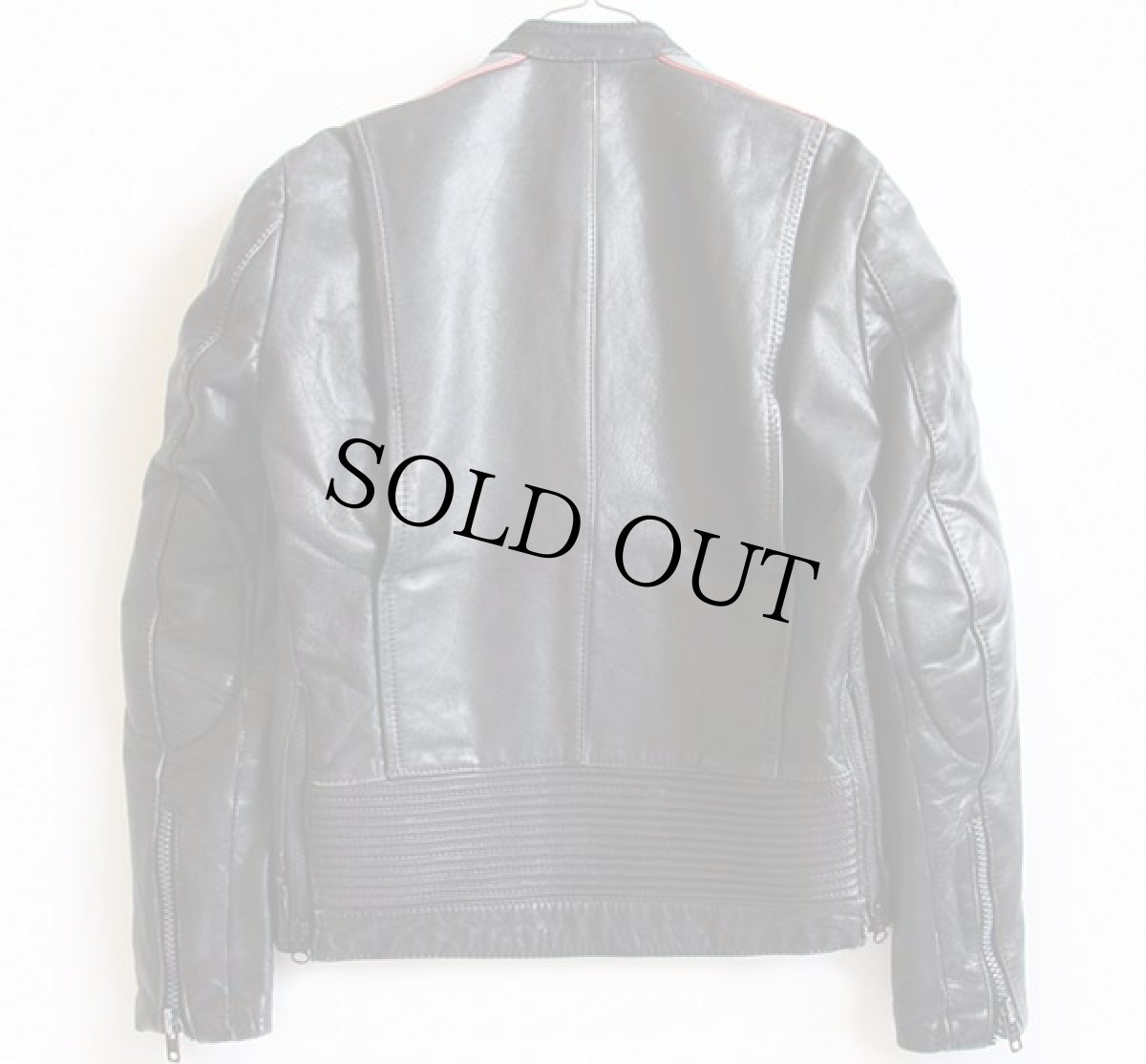 画像2: 80s AMF HARLEY-DAVIDSONハーレー ダビッドソン シングルライダース レザージャケット 黒 36 (2)