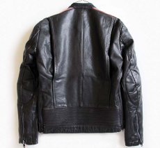 画像2: 80s AMF HARLEY-DAVIDSONハーレー ダビッドソン シングルライダース レザージャケット 黒 36 (2)