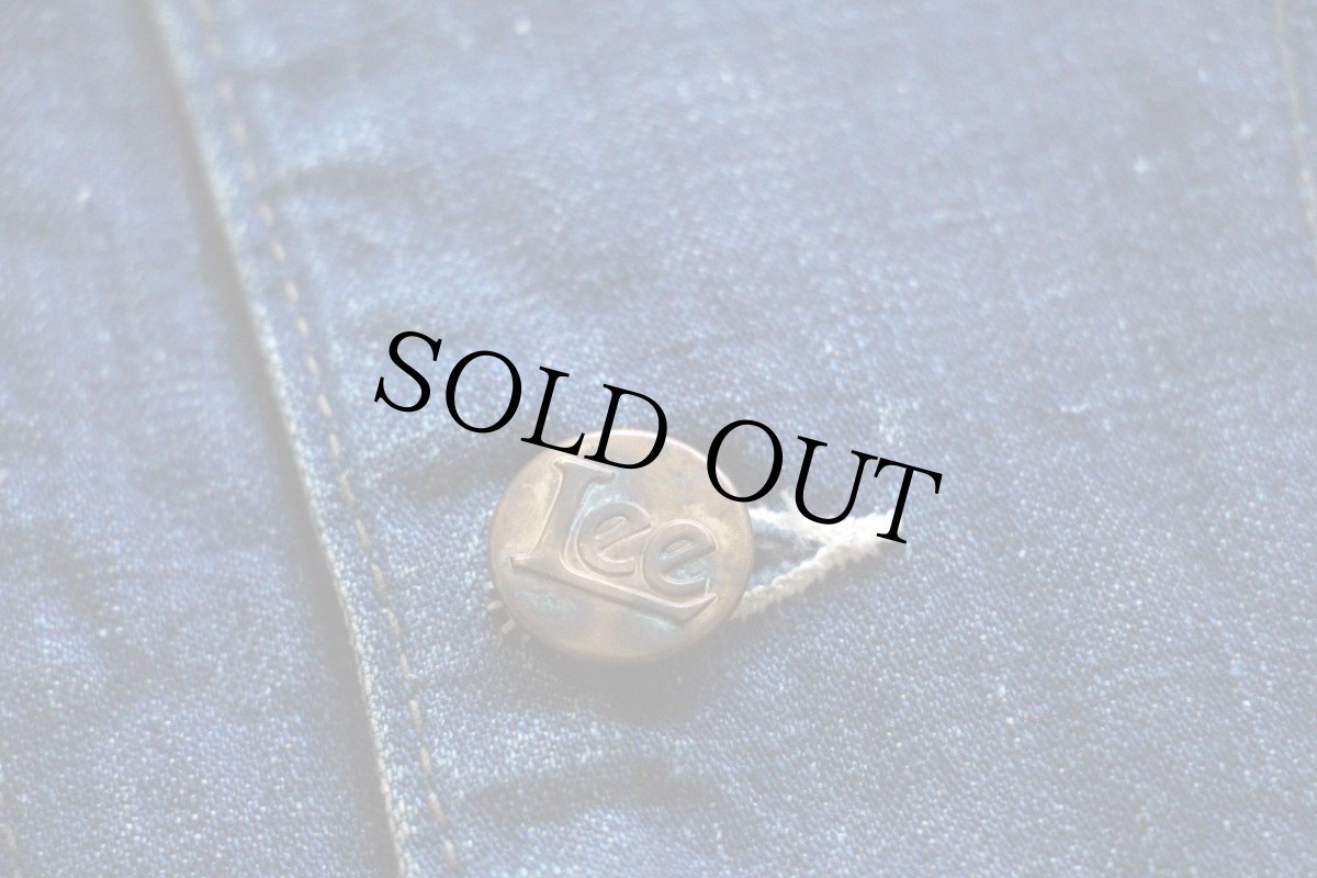 画像6: 50s Leeリー 91-J ロングL JELT DENIMジェルトデニム カバーオール 50R (6)