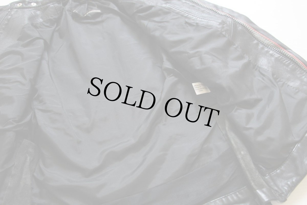 画像8: 80s AMF HARLEY-DAVIDSONハーレー ダビッドソン シングルライダース レザージャケット 黒 36 (8)