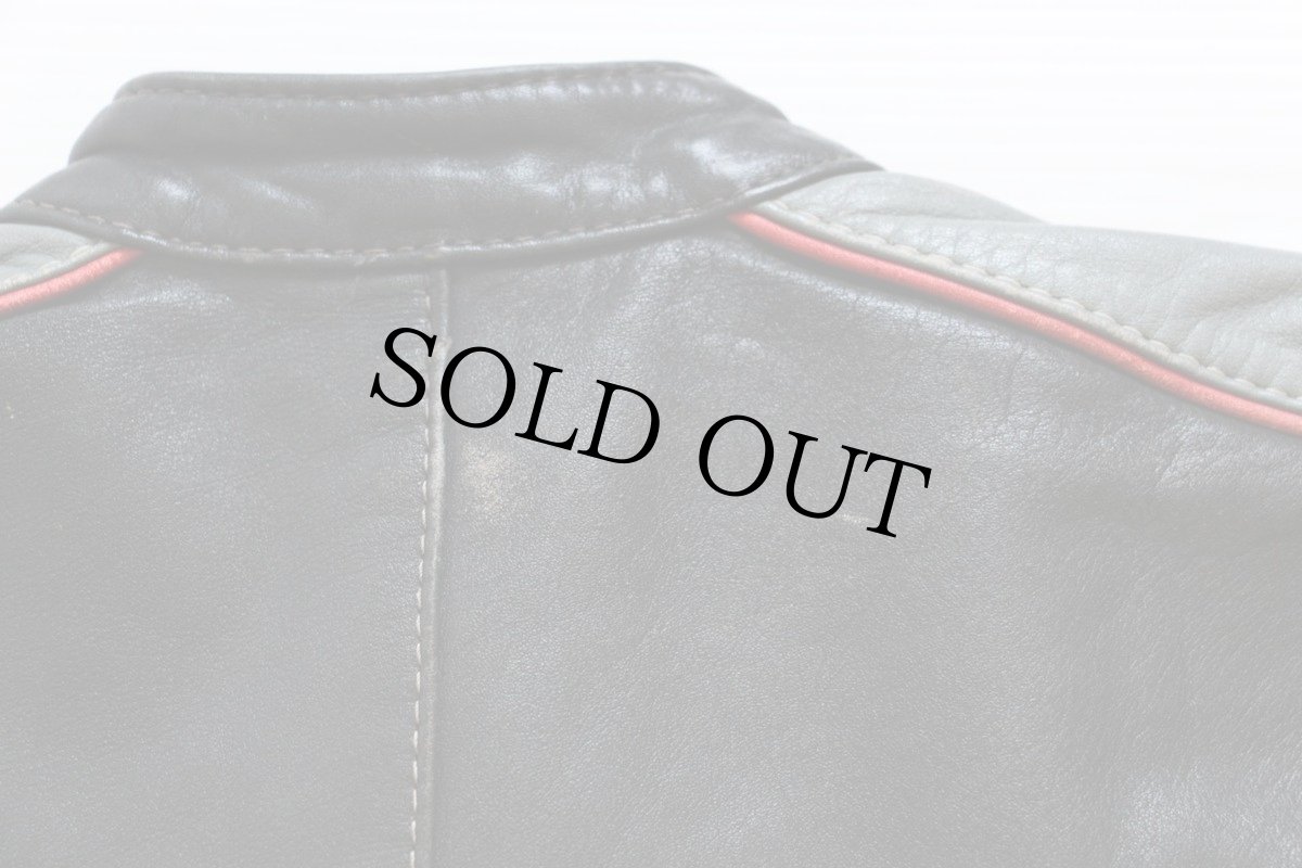 画像5: 80s AMF HARLEY-DAVIDSONハーレー ダビッドソン シングルライダース レザージャケット 黒 36 (5)