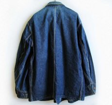 画像2: 50s Leeリー 91-J ロングL JELT DENIMジェルトデニム カバーオール 50R (2)