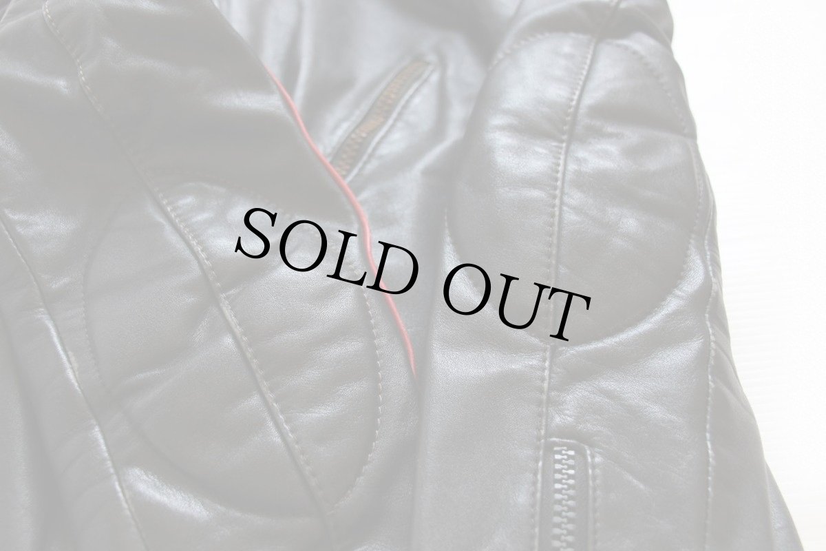 画像7: 80s AMF HARLEY-DAVIDSONハーレー ダビッドソン シングルライダース レザージャケット 黒 36 (7)