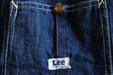 画像5: 50s Leeリー 91-J ロングL JELT DENIMジェルトデニム カバーオール 50R (5)