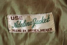 画像4: 60s メキシコ製 Adelina jacket フリンジ スエード レザージャケット 赤茶 (4)