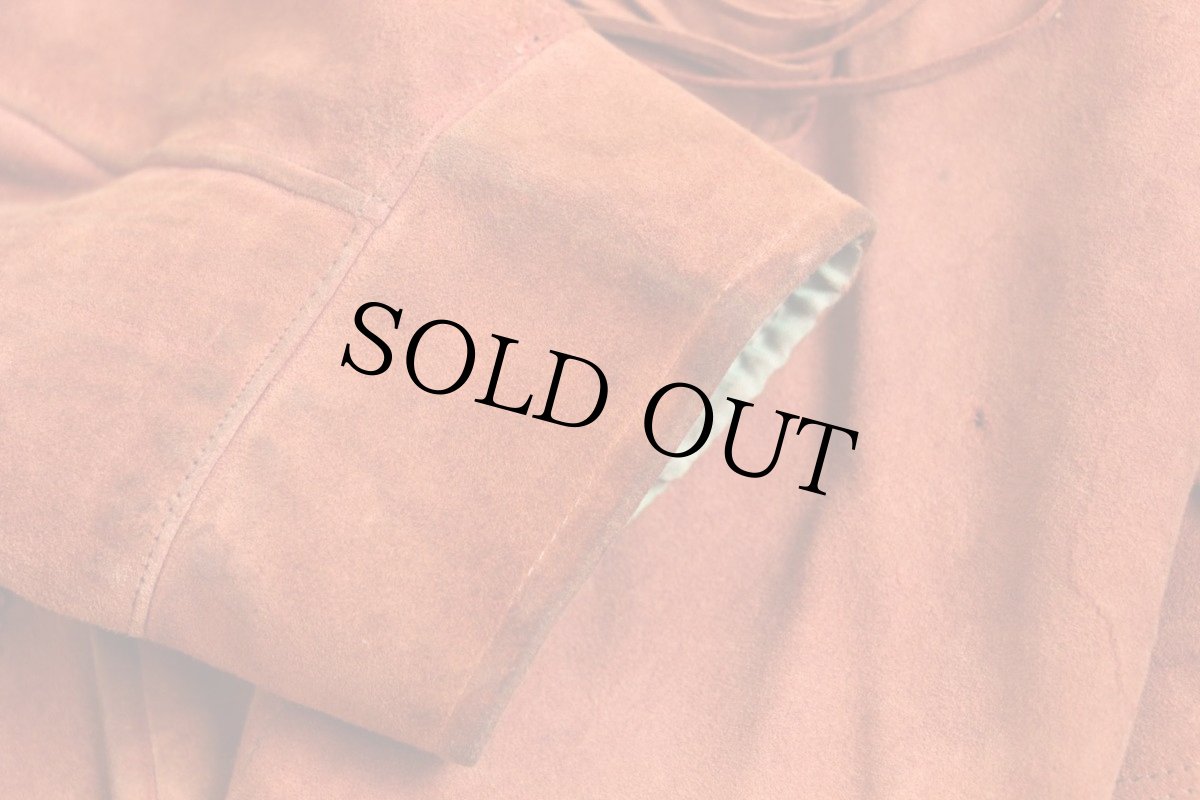 画像8: 60s メキシコ製 Adelina jacket フリンジ スエード レザージャケット 赤茶 (8)