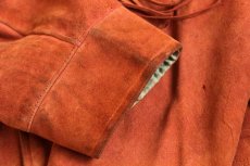 画像8: 60s メキシコ製 Adelina jacket フリンジ スエード レザージャケット 赤茶 (8)