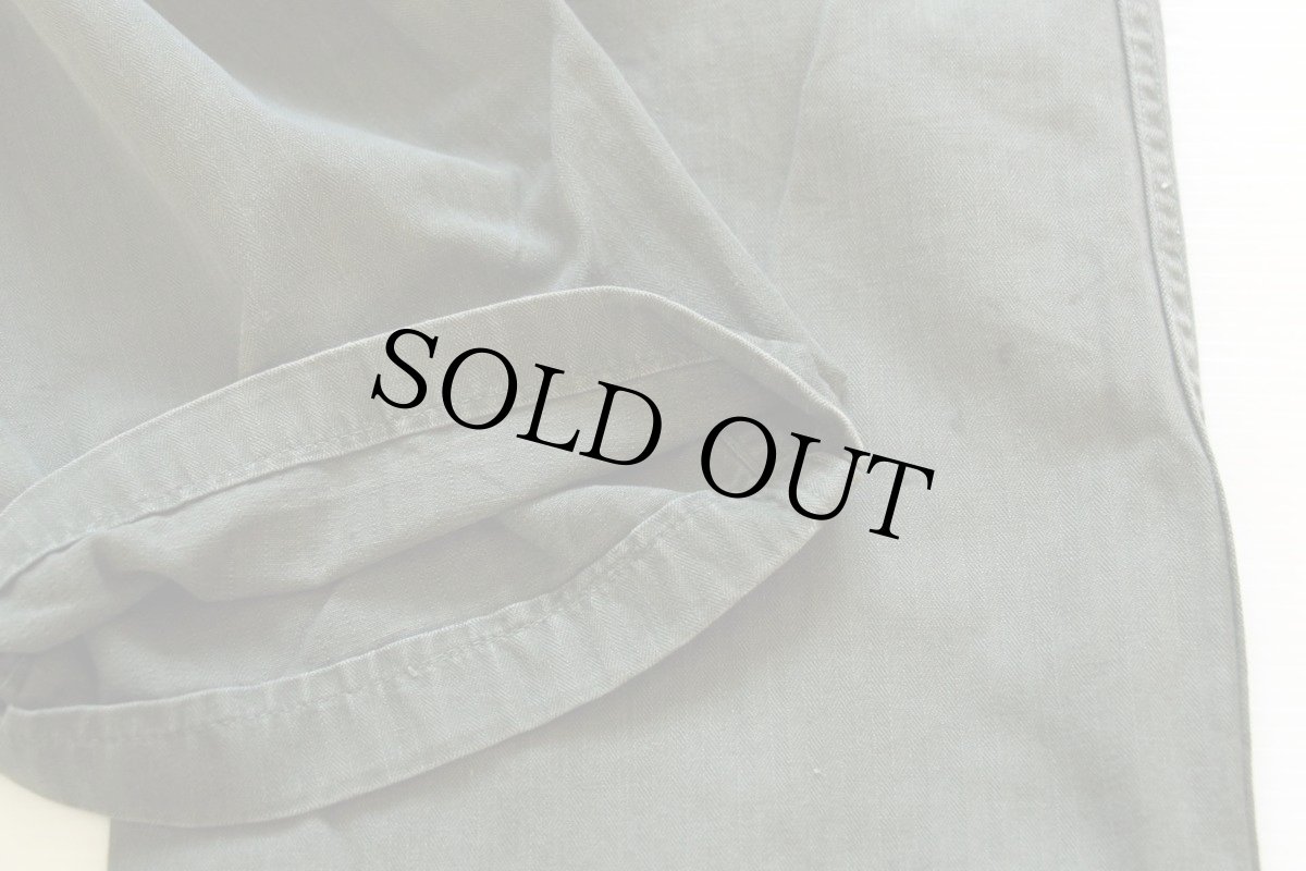 画像6: 40s 米軍 U.S.ARMY M-43 HBT ヘリンボーンツイル カーゴパンツ w36 L33 (6)