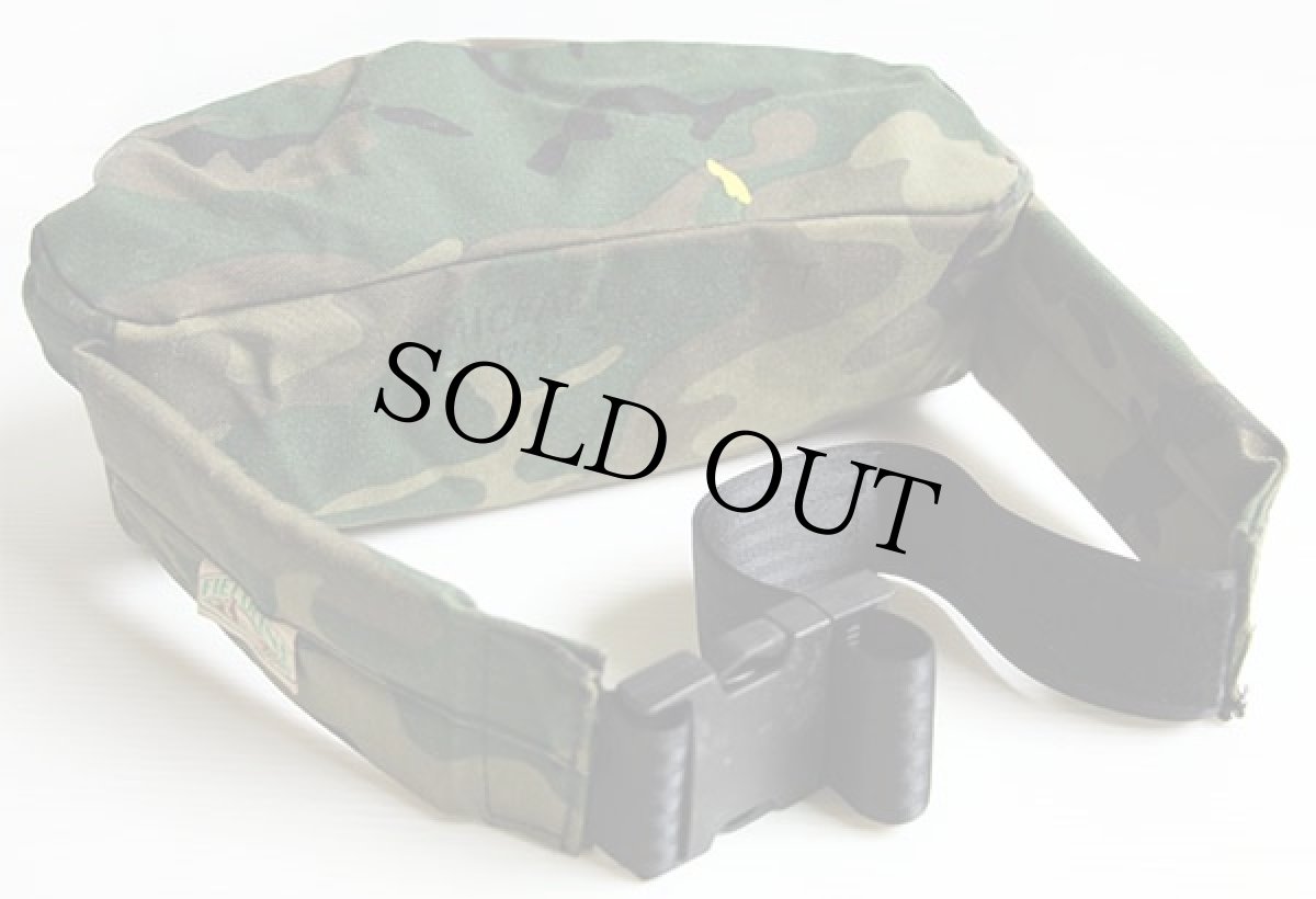 画像2: 80s USA製 FIELDLINE ウッドランドカモ ナイロン ウエストバッグ (2)