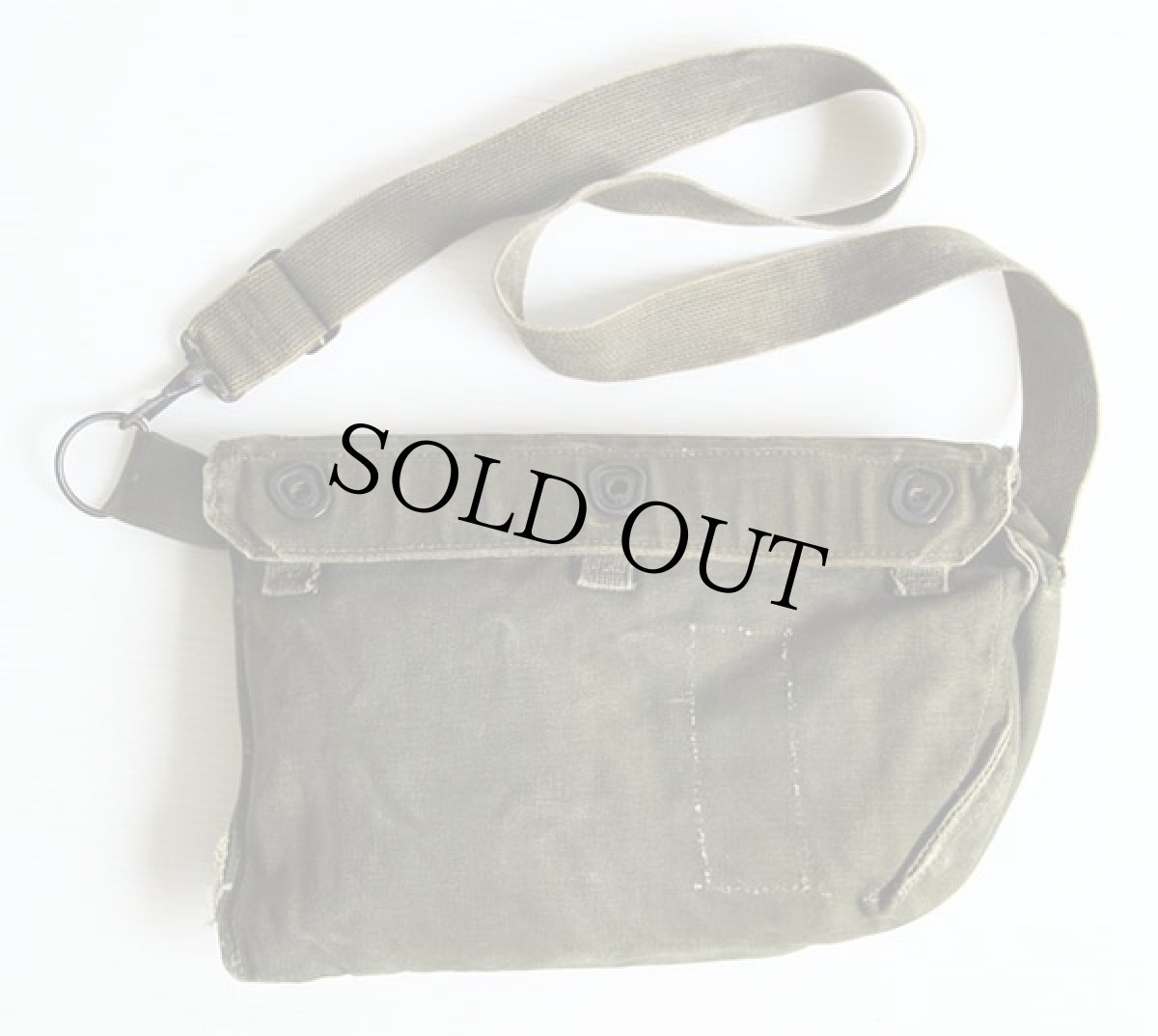 画像2: 60s 米軍 US M9A1 ガスマスクバッグ カスタム (2)