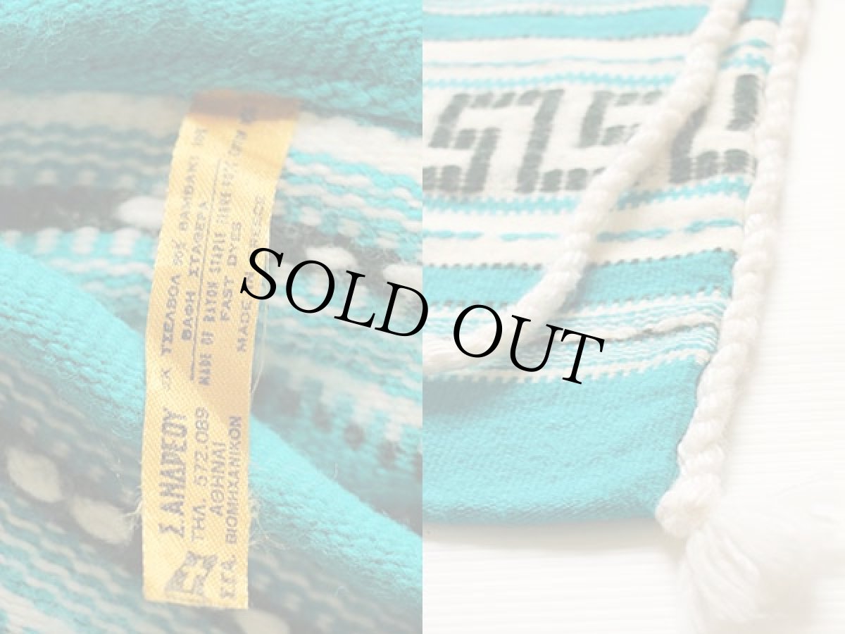 画像3: ギリシャ製 織り柄 ラグ ショルダーバッグ (3)