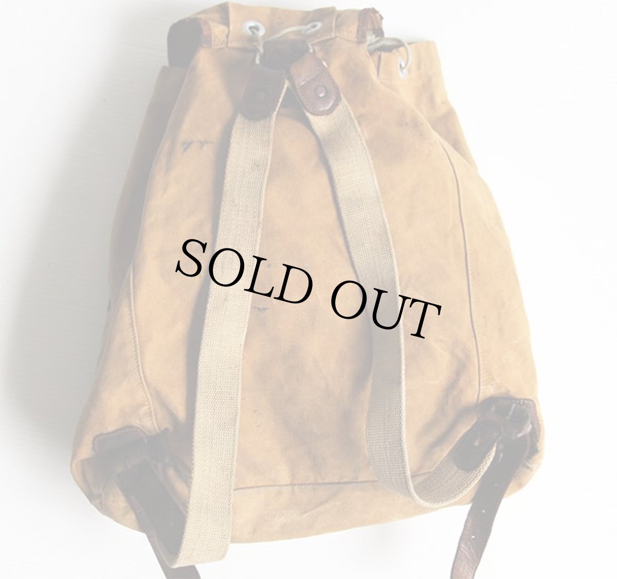 画像2: 50s UNKNOWN キャンバス フィッシング リュックサック (2)